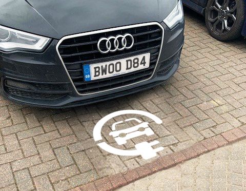 electric charging stencil