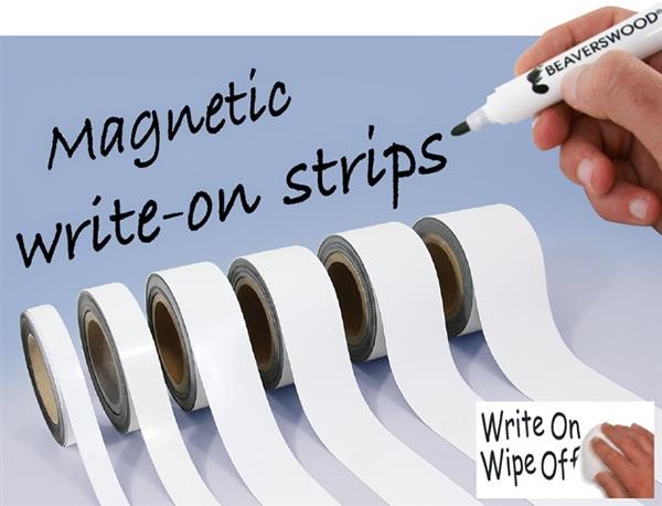 write on wipe off magnetic tape